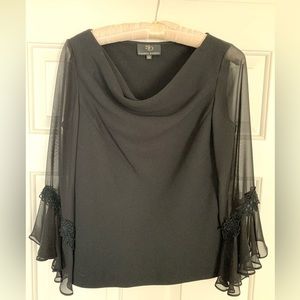 Andra Darren black blouse, size 6